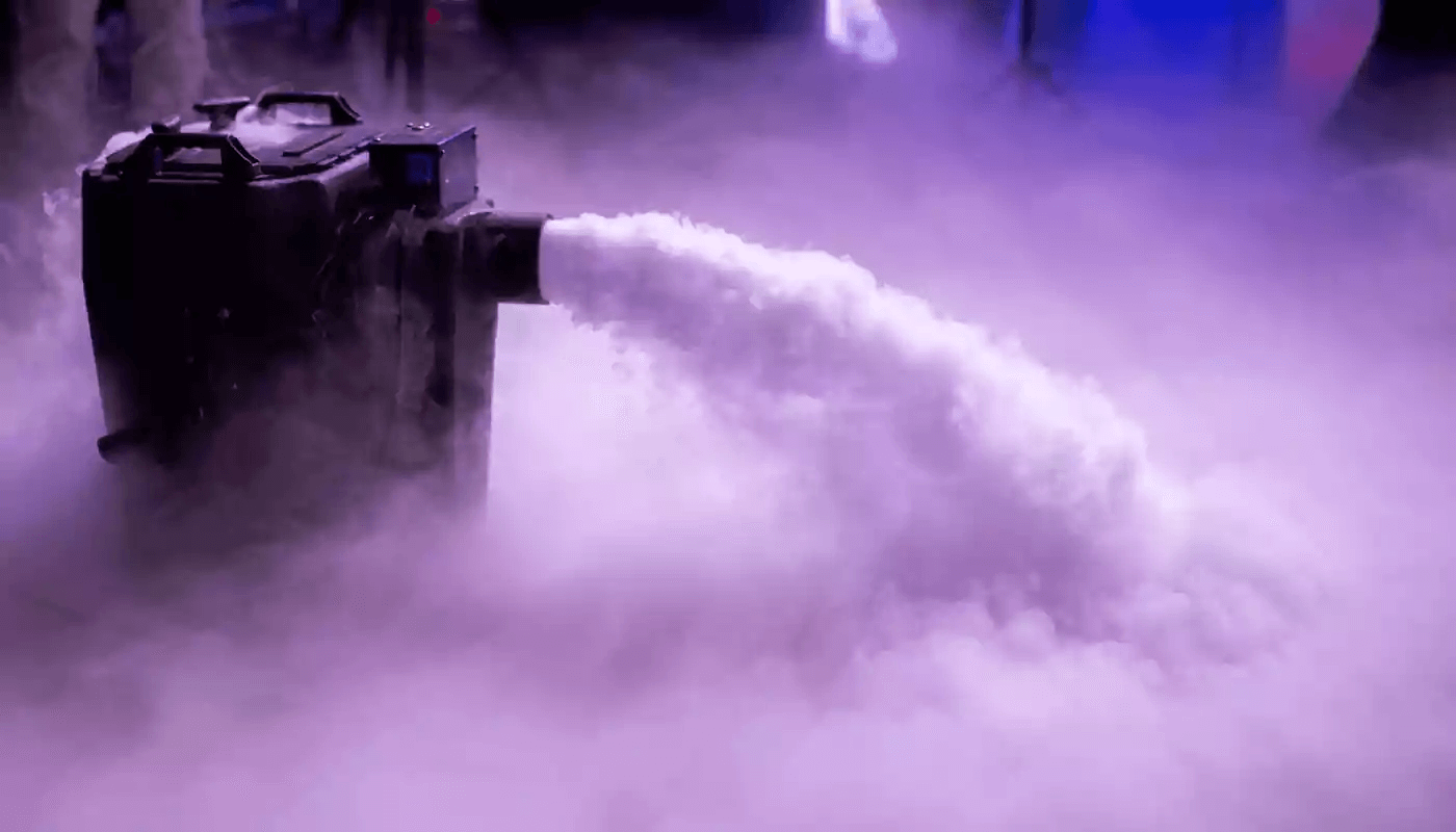 dry ice fog machine