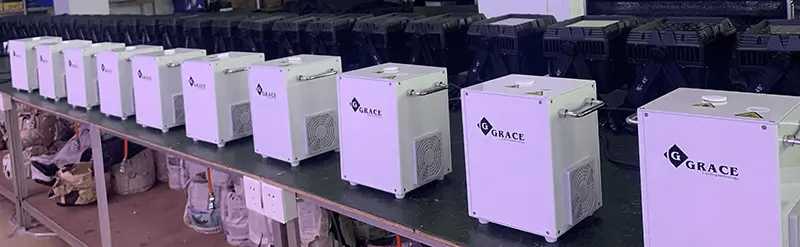 GRACE cold spark machine can customize LOGO