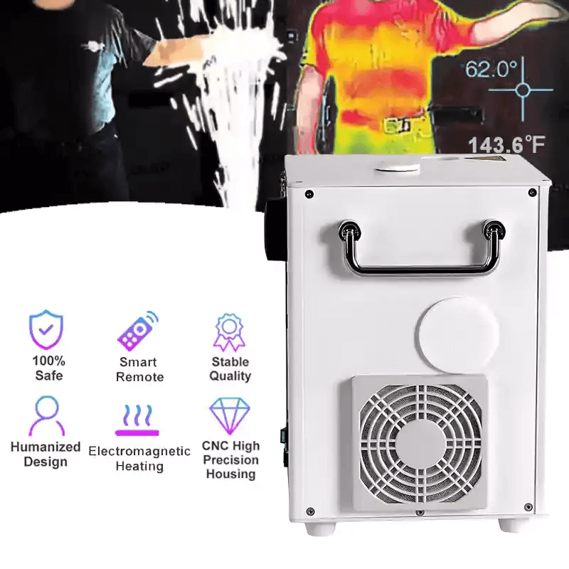 GRACE cold spark machine is safe to touch