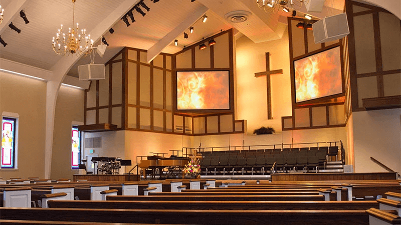 best stage lighting for small church