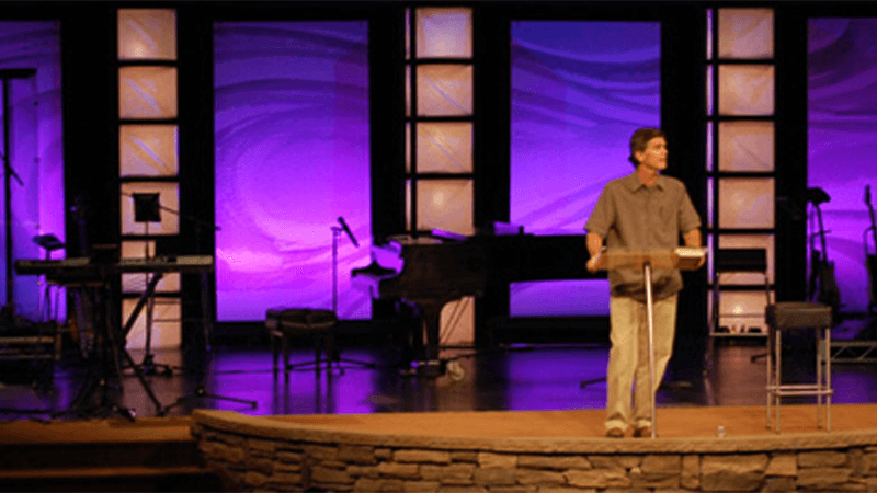 church stage