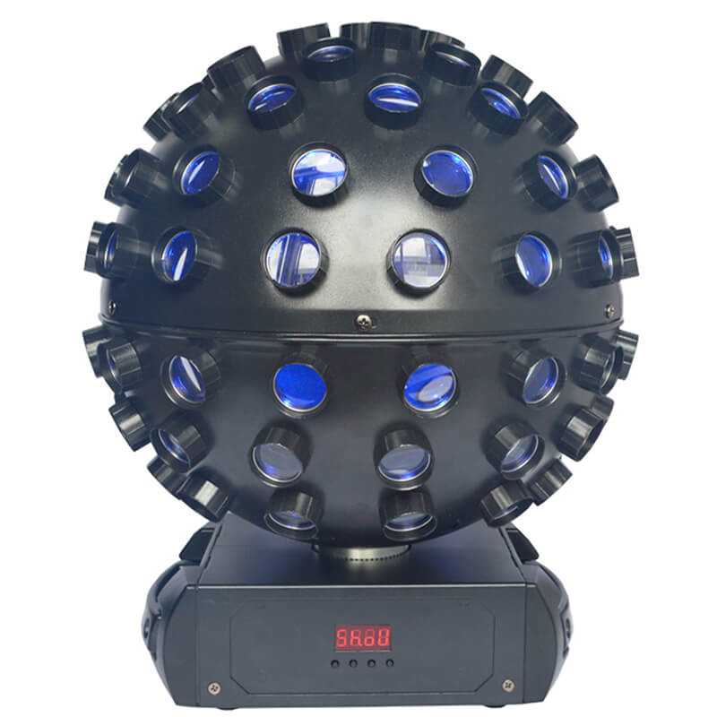 Mini Proiettore LED RGBWA/UV 6 In 1 Da 50W - Testa Mobile, DMX, Per Feste E Discoteche