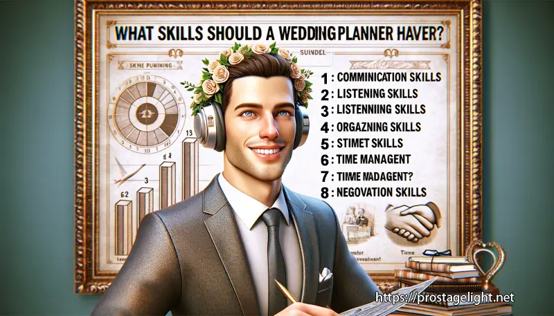 What skills should a wedding planner have What skills should a wedding planner have