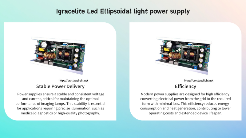 Igracelite Led Ellipsoidal light power supply