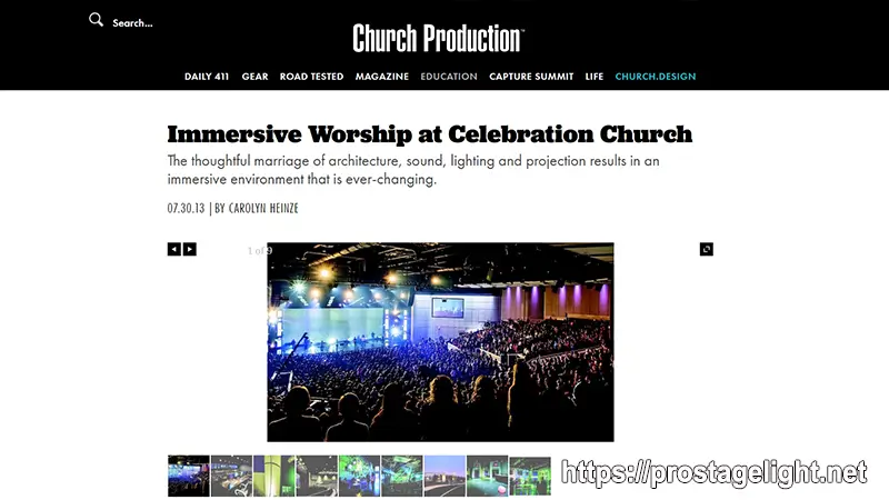 Immersive Worship Stage Design