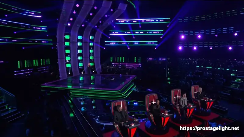 The Voice Stage Lighting Design