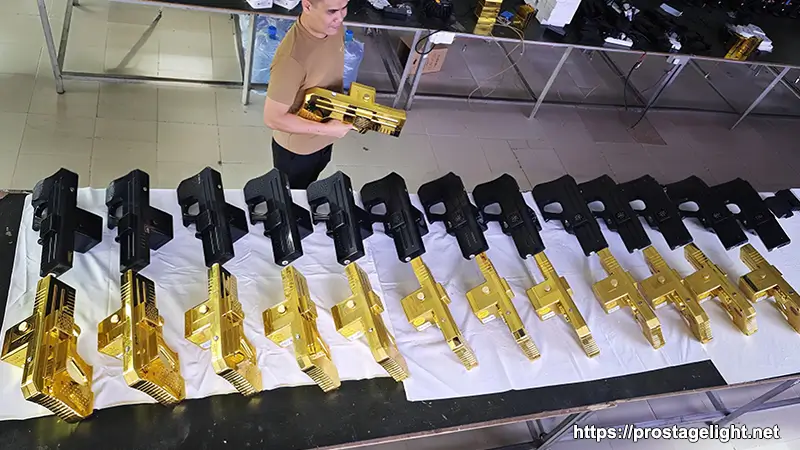 24pcs Handheld Cold Spark Gun real shot before shipment